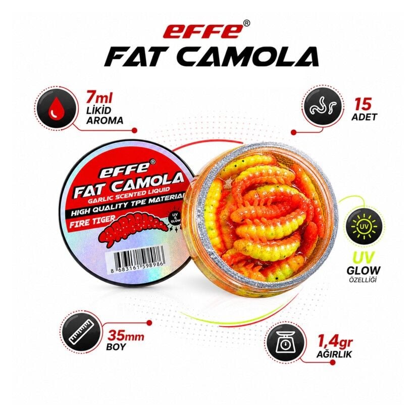 Effe Fat Camola Kokulu Silikon Yem