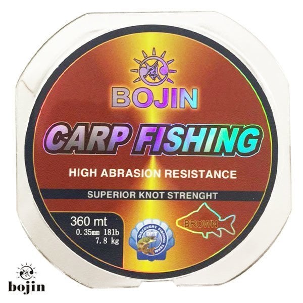 BOJIN Sazan Misinası 0.35 mm 360 m Kahverengi