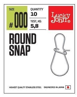 Lucky John Klips 5113 Round Snap 000