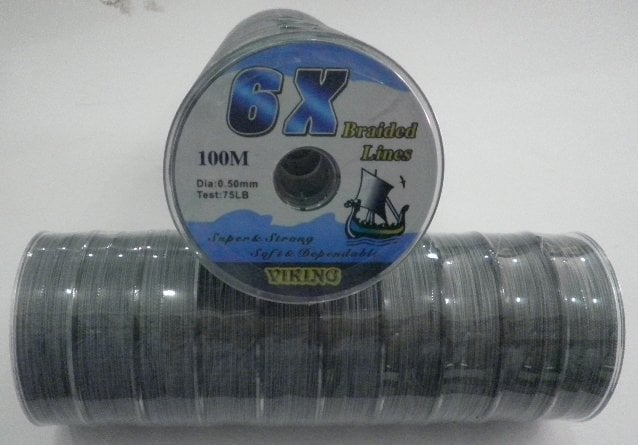 Viking Dyneema 6X Line Örgü Misina NO: 0,33 / 48 LBS