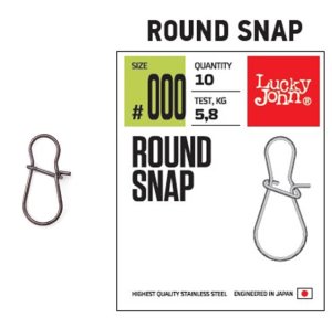 Lucky John Klips 5113 Round Snap 1