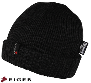 Eiger Tightly Knitted Hat w/Thinsulate Charcoal