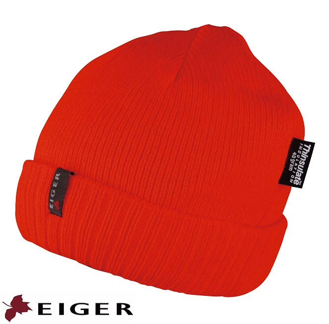 Eiger Tightly Knitted Hat w/Thinsulate Blazing Orange