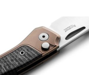 Lionsteel Twain-Bronze Titanium / Carbon Fiber Çakı