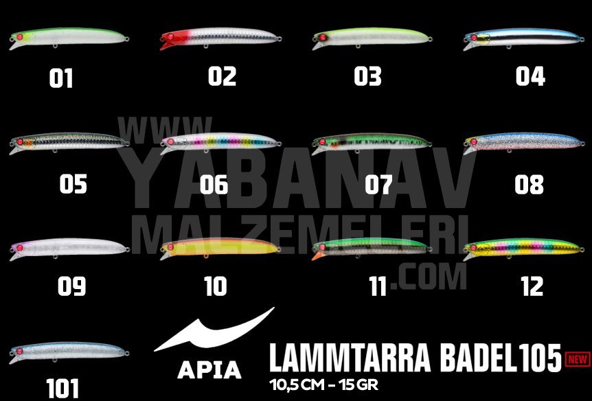 APIA LAMMTARRA BADEL 105 10,5 CM 15 GR SAHTE BALIK