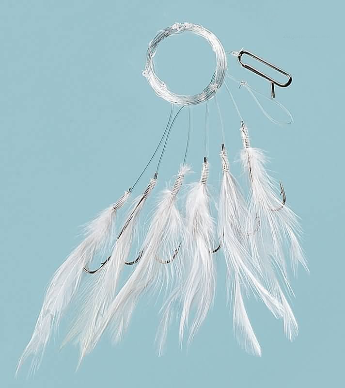 Fladen Beyaz Tüylü 6 Köstek Hazır Takım 1/0