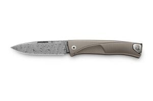 Lionsteel Thrill Damascus Grey Titanium Çakı
