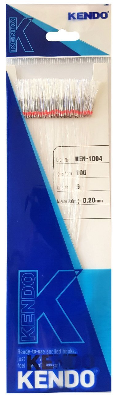 Kendo Özel Köstek 100 Adet İğne No:9 Beyaz Mor Sim