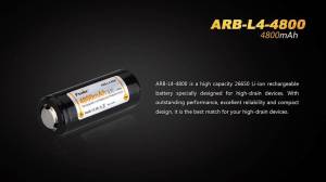FENIX ARB-L4-4800 mAH ŞARJLI PİL