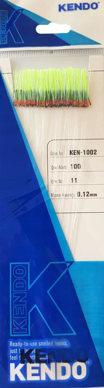 Kendo Özel Köstek 100 Adet İğne No:11 Siyah İğne Fosforlu Sarı Mor Sim