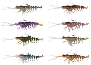 Savage Gear 3D Shrimp Weedless 9 cm 7 gr Suni Yem Glow