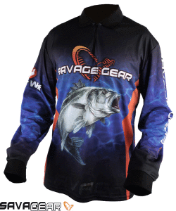 Savage gear Tournament Jersey Seabass/Tuna Blue L