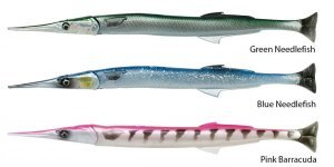 Savage gear Lıne Thru Needlefish Pulsetail 2+1  30cm 85gr Suni Yem Blue Needlefish