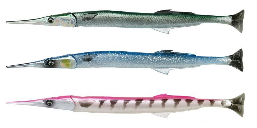 Savage gear Lıne Thru Needlefish Pulsetail 2+1  30cm 85gr Suni Yem Blue Needlefish