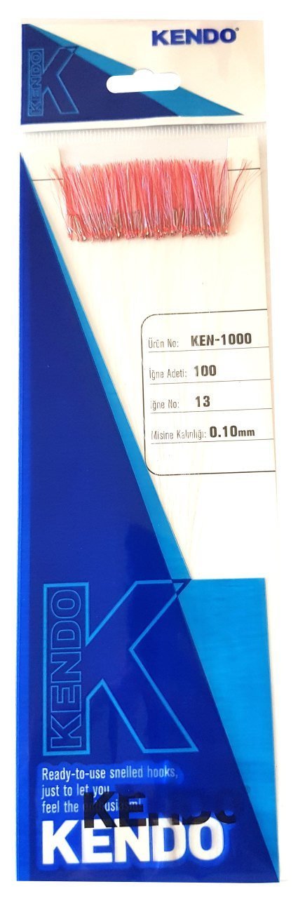 Kendo Özel Köstek 100 Adet İğne No:13 Kırmızı Mor sim