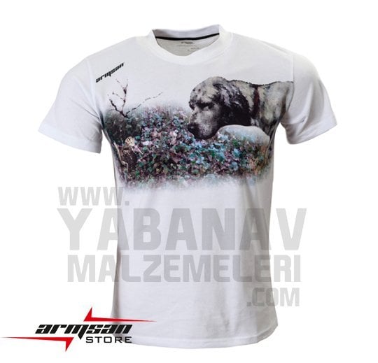 ARMSAN BİSİKLET YAKA T-SHIRT BEYAZ