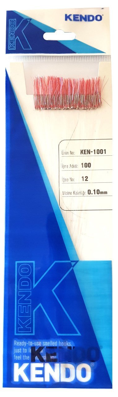 Kendo Özel Köstek 100 Adet İğne No:12 Kırmızı Mor sim