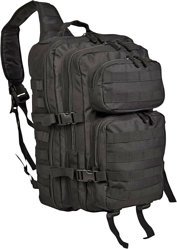 MIL-TEC STURM ASSAULT ONE STRAP (TEK KOL) SİYAH SIRT ÇANTASI