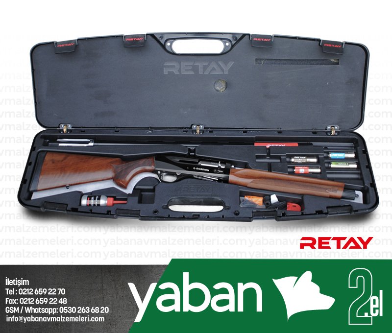 RETAY GORDION JET BLACK YARI OTOMATİK AV TÜFEĞİ / 2.EL
