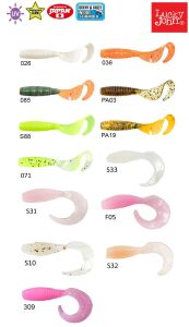 Lucky John Micro Grub 1'' (2.5 cm) 15p Silikon Yem 309