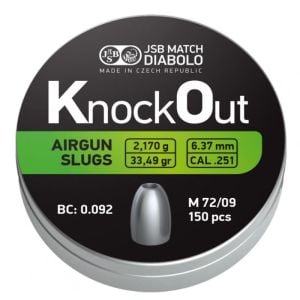 JSB DIABOLO KNOCKOUT 33.49 GRAIN 6.37 MM SAÇMA / 150 ADET