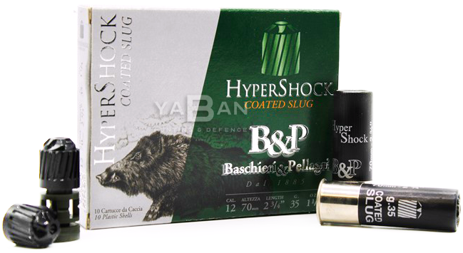 B&P HYPER SHOCK COATED SLUG TEK KURŞUN - 12 CAL.