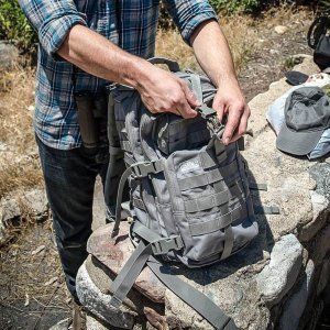 BARSKA LOADED GEAR GX-400 CROSSOVER TAKTİKAL GRİ SIRT ÇANTASI