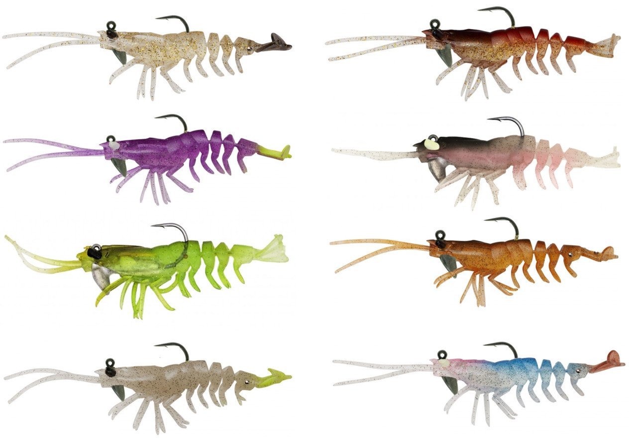 Savage Gear 3D Shrimp RTF 9 cm 7 gr Suni Yem 2 Adet Glow
