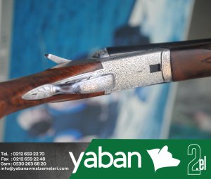 HUĞLU 28 KALİBRE GRAVÜRLÜ ÇİFTE AV TÜFEĞİ / 2.EL