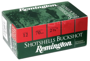 REMINGTON (ITALY) SHOTSHELLS BUCKSHOT 3/0 - 12 CAL.