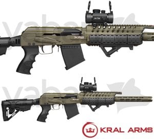 KRAL ARMS XPS TACTICAL YEŞİL ŞARJÖRLÜ AV TÜFEĞİ