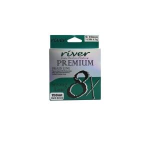 RIVER PREMIUM 8X 150M GREEN 0.22 MM