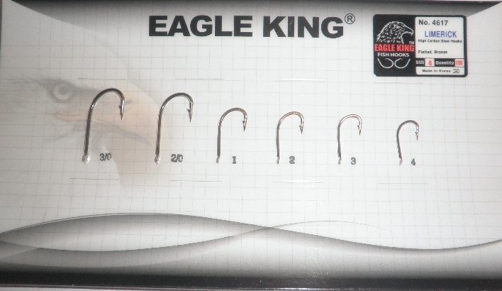 EAGLE KING 4617 BZ Çapraz Kısa Pala Bronz İğne 3/0