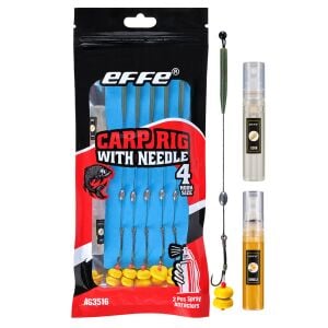 Effe Carp Rig With Needle 5'li Kokulu Hazır Takım