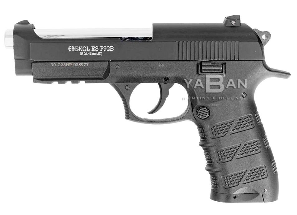 EKOL ES P92 SİYAH BLOWBACK HAVALI TABANCA