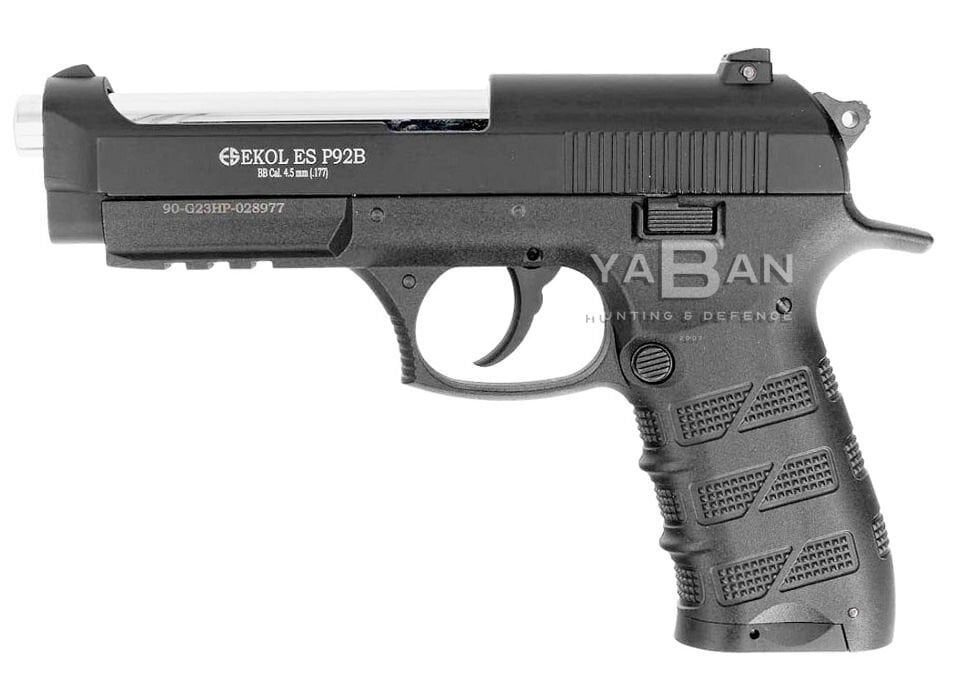 EKOL ES P92B SİYAH BLOWBACK HAVALI TABANCA