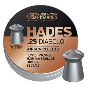 JSB DIABOLO HADES 26.54 GRAIN 6.35 MM SAÇMA / 300 ADET