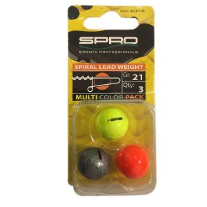 SPRO Spiral Weight Sasi Kurşunu 21GR Assorti1/3