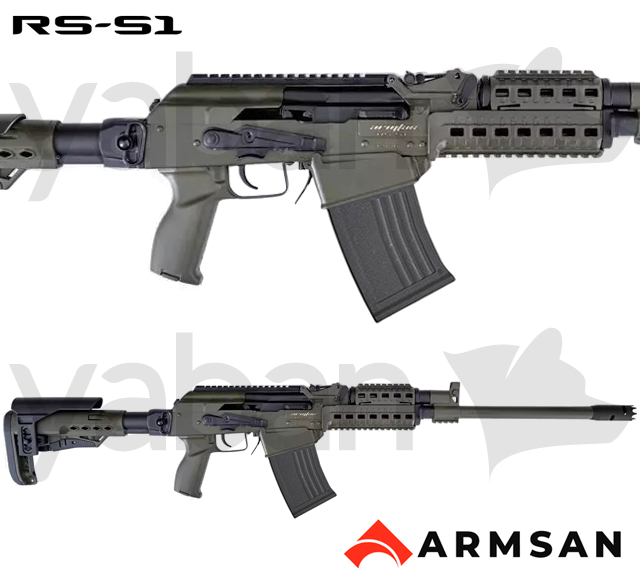 ARMSAN ARMTAC RS-S1 CERAKOTE GREEN TELESKOPİK ŞARJÖRLÜ AV TÜFEĞİ