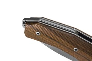 Lionsteel KUR Wood Santos wood handle Çakı
