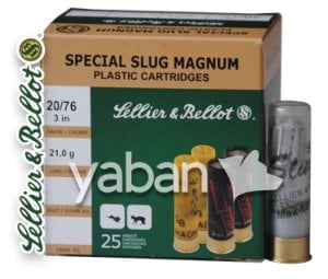 SELLIER & BELLOT SPECIAL SLUG MAGNUM TEK KURŞUN - 20 CAL.