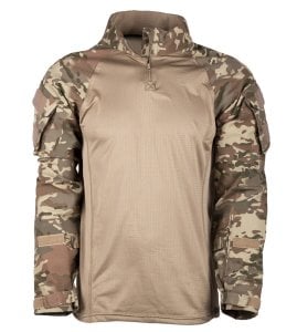 VAV COMBAT CAMO BEJ ZIP SHIRT / L