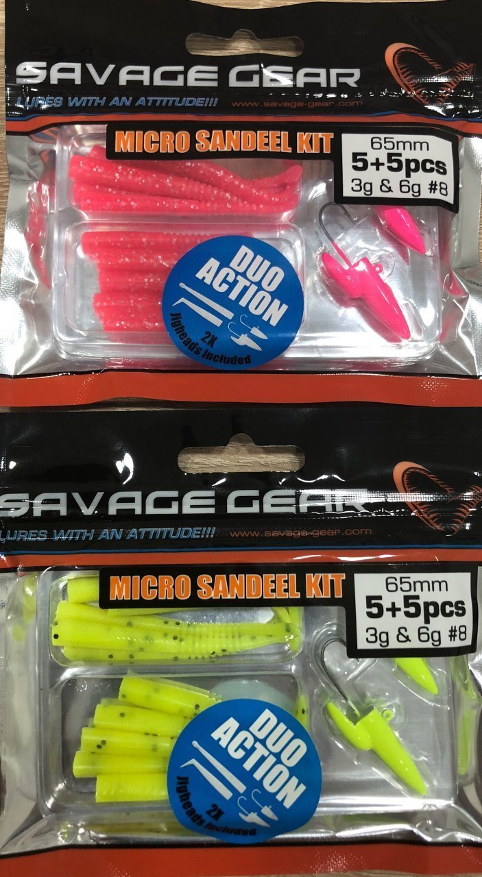 Savage gear Lrf Micro Sandeel Kit 12 Adet(1+1.5+5) Suni Yem 03-Yellow
