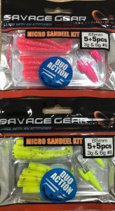 Savage gear Lrf Micro Sandeel Kit 12 Adet(1+1.5+5) Suni Yem 06-Pink