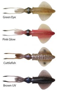 Savage gear Swim Squid 9.5cm 5g 4 Adet Suni Yem Brown