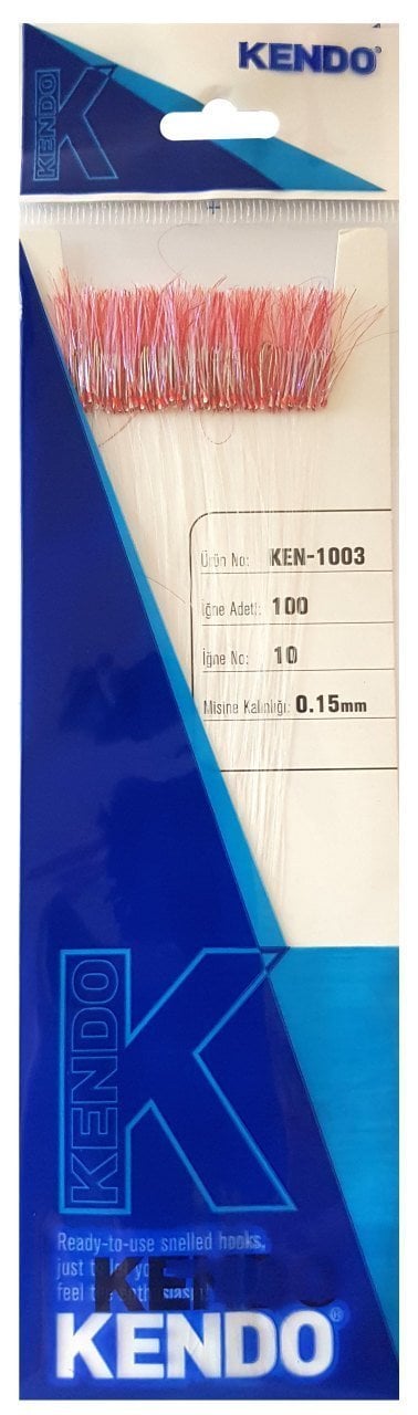 Kendo Özel Köstek 100 Adet İğne No:10 Kırmızı Mor sim