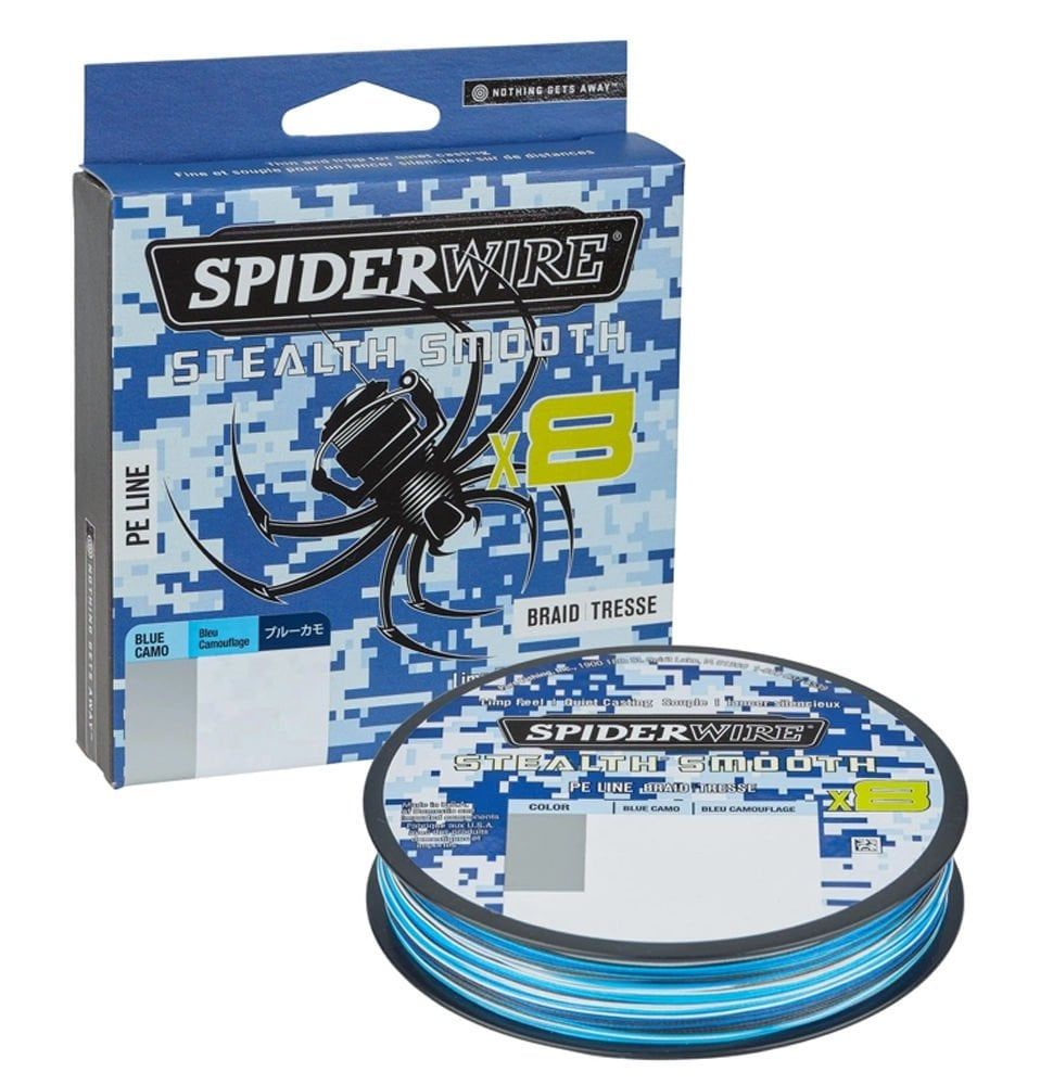 Spider Wire Stealth Smooth8 x8 Pe Braid 150m Blue Camo Örgü İp 0.39mm
