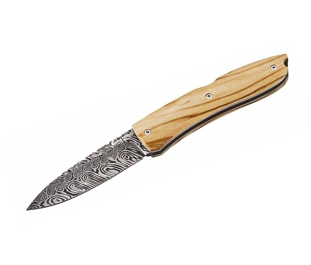 Lionsteel 8800UL Klasik Opera D2 Zeytin Ağacı Saplı Çakı