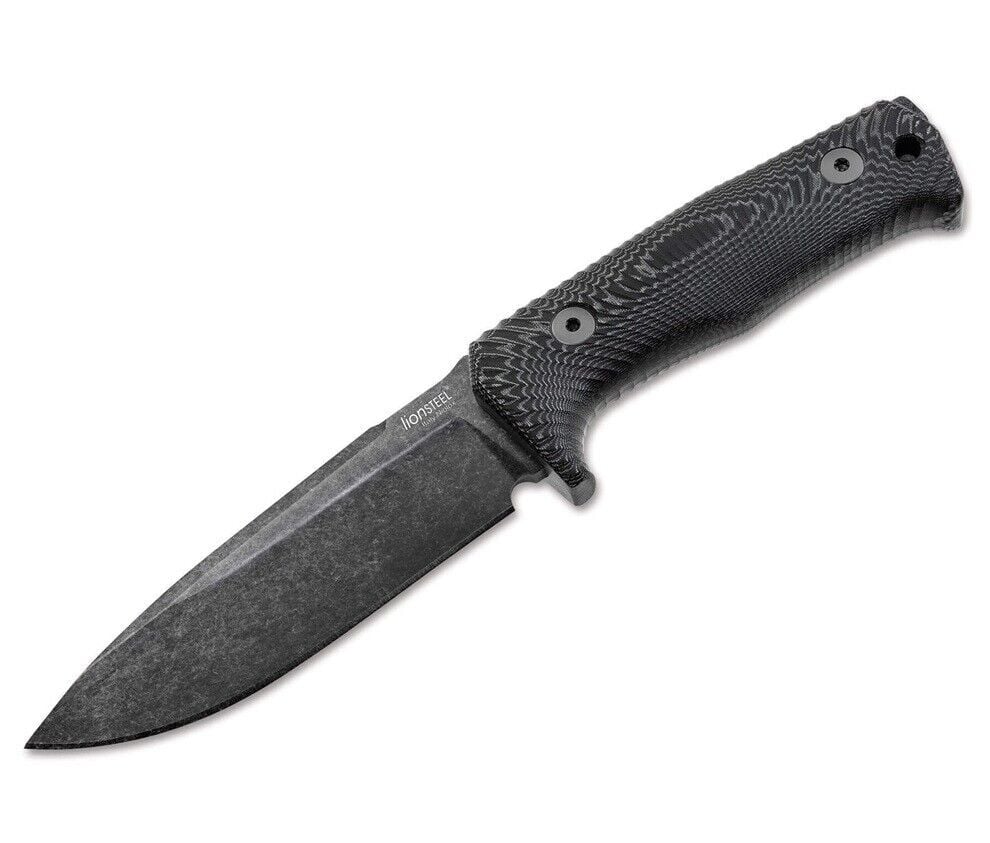 Lionsteel T5B MI Siyah Stonewash Bıçak