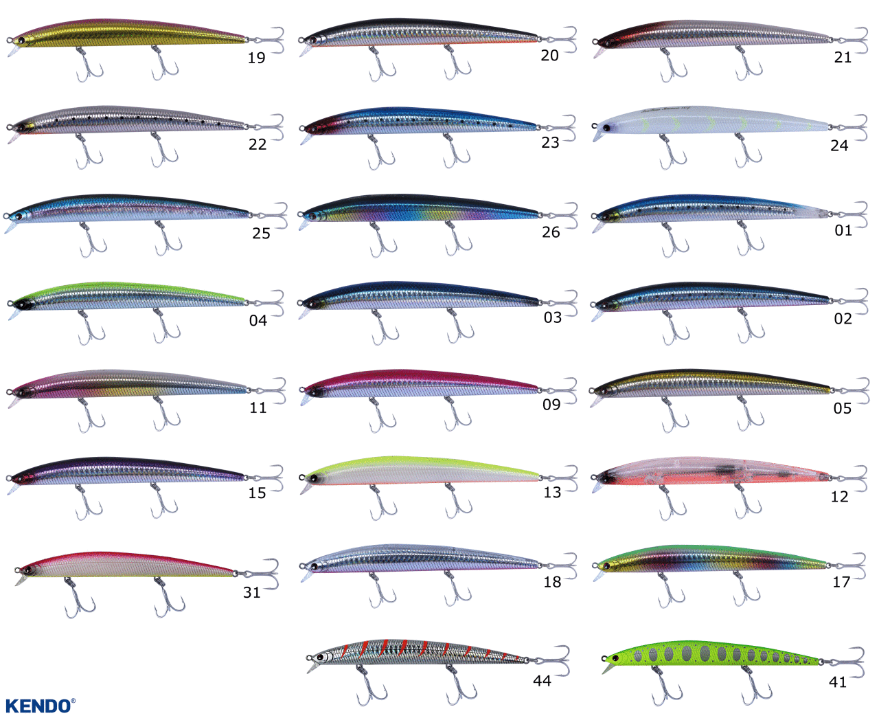 Kendo Seabass Mınnow 17cm 26,8gr Floatıng Suni Yem 19